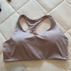 New Balance Purple Sports Bra Racerback Design